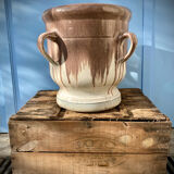 Varnished terracotta jar