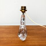 French glass table lamp from the mid-century by Daum, 1960s.