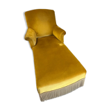 Golden velvet daybed