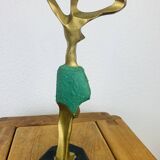 Bronze sculpture African woman