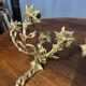 Rococo style wall candle holders. Solid gilded bronze.