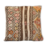 Rustic Handwoven Kilim Cushion Cover