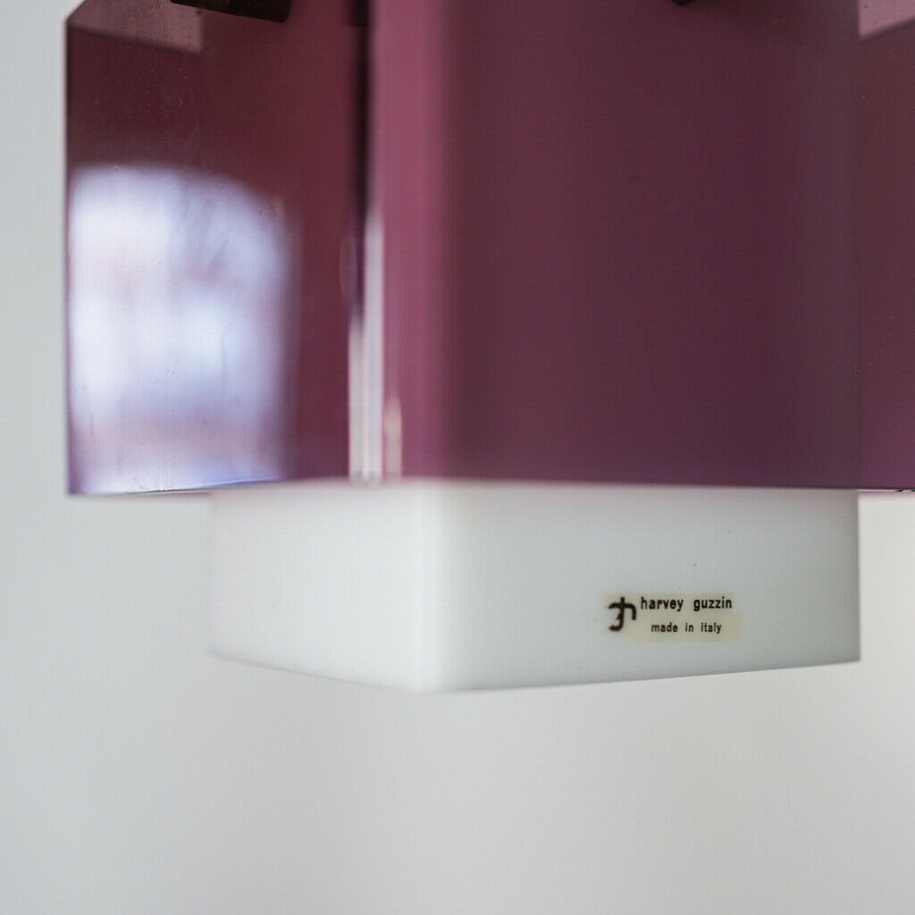 Chandelier 3 lights Harvey Guzzini 1960