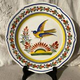 Assiette ancienne Henriot Quimper