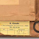 Jean Henri Chouppe (1817-1894) Watercolor - Mill near Orleans