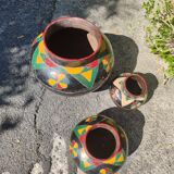 Old polychrome jars