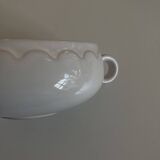 Set of 10 hollow Festons ear bowls by Pierre Motton for Gien 1970