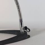 Yellow-green metal table lamp, 1950s.