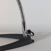 Lampe de table en métal jaune-vert, années 50