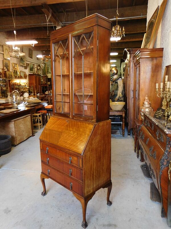 Bureau secretaire vitrine pieds griffes
