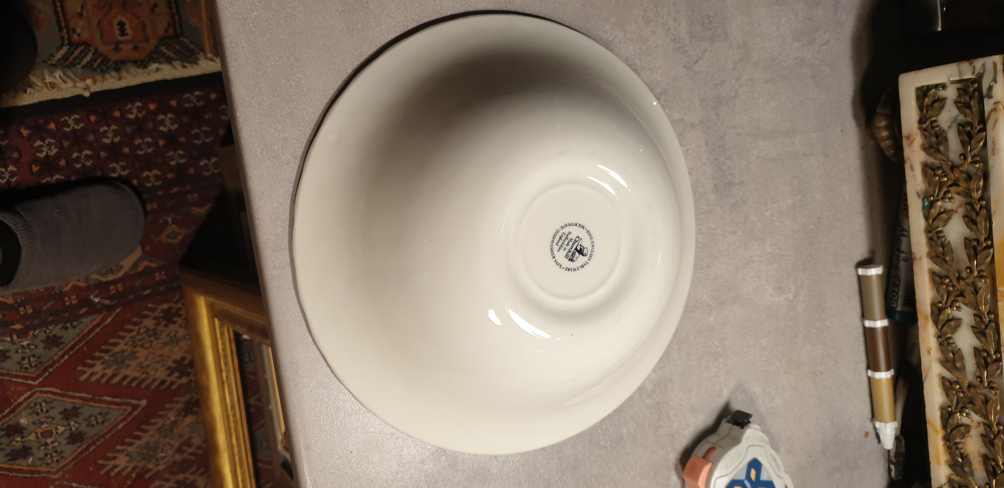 Salad Bowl Porcelaines Churchill the Georgian collection :23,7cm ○