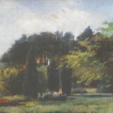 Landscape, wood oil 43 / 34.5
