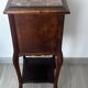 Table de chevet / d’appoint bois et marbre fin 19 e s