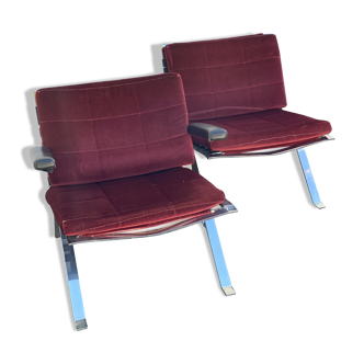 Paire de fauteuils par Hans Eichenberger pour Girsberger années 1960