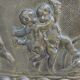 Porte-parapluie en cuivre à décor en repoussé cherubin putti angelot, dinanderie xix ème siècle