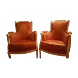 Paire de fauteuils bergère