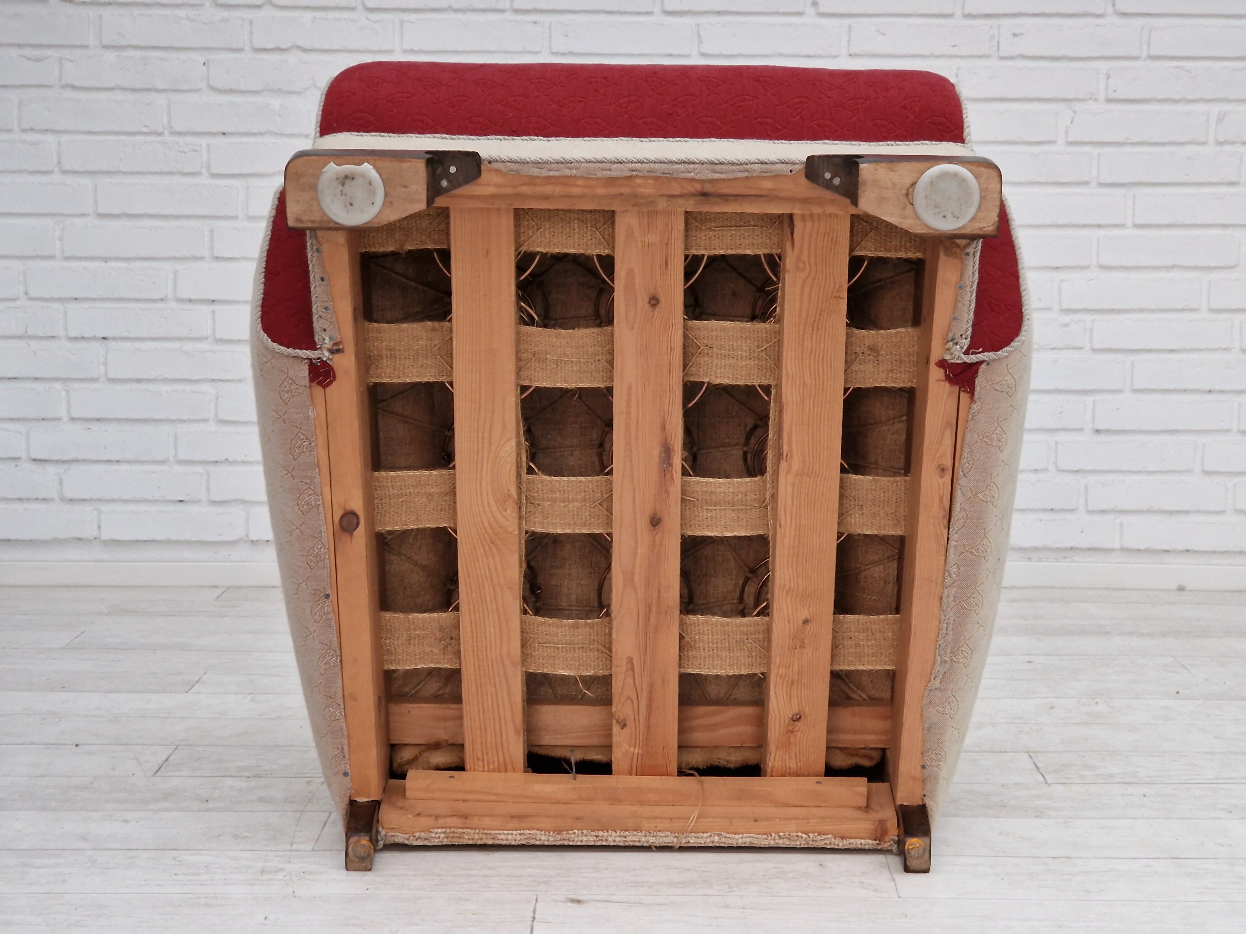 1950s, scandinavian art deco chairs, original condition