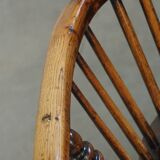 Fauteuil anglais Windsor ancien en bois
