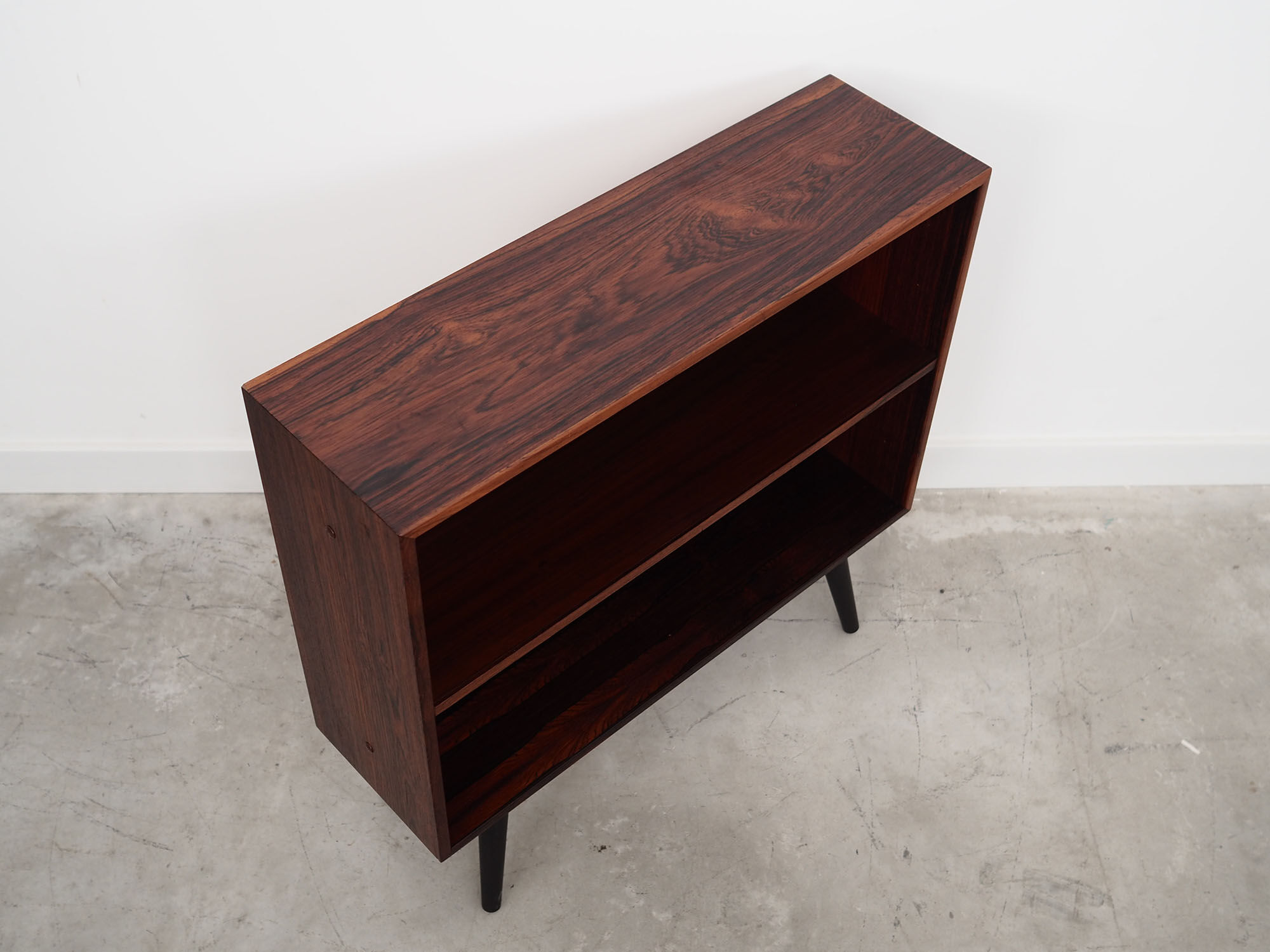 Bibliothèque en palissandre, design danois, années 70, production: Hjørnebo