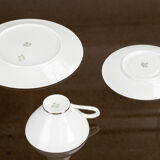 Porcelain cup and saucers set Bavaria 1950