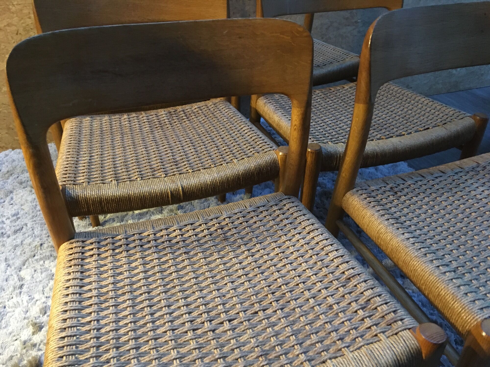 set of six Danish Chair of Niels O MÖLLER