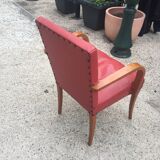 Leatherette armchair from 50s 60s