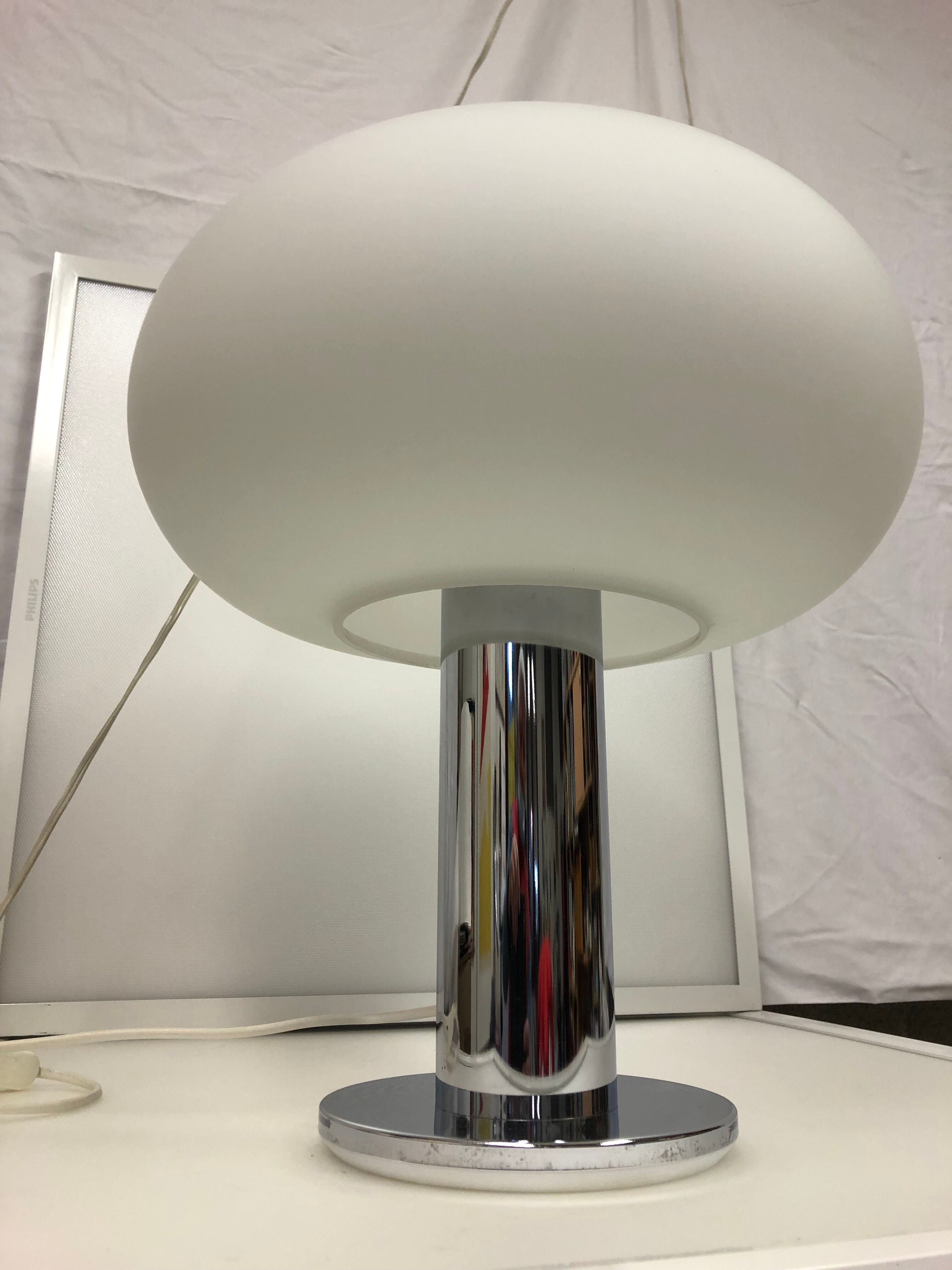 Lampe champignon design 1970