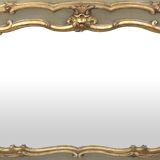 Louis XV era 1900 gilded laquered wood trumeau