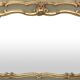 Louis XV era 1900 gilded laquered wood trumeau