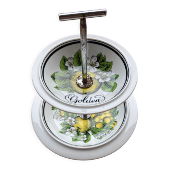 Fruit basket 2 floors auteuil porcelain
