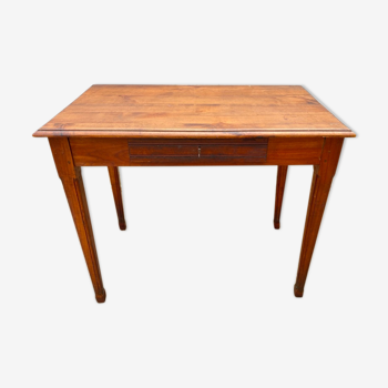 Solid wood farmhouse desk table with 1 drawer 1930