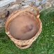 Vintage wicker aperitif basket