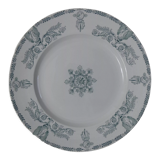 Dish or cake compiegne, terre de fer