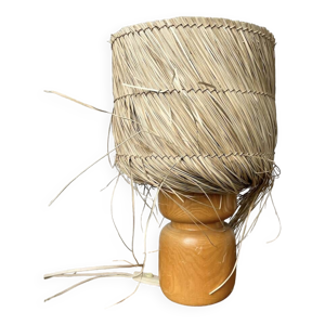 lampe années 50 bois