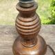 Art Deco turned wood lamp
