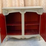 Painted wooden sideboard