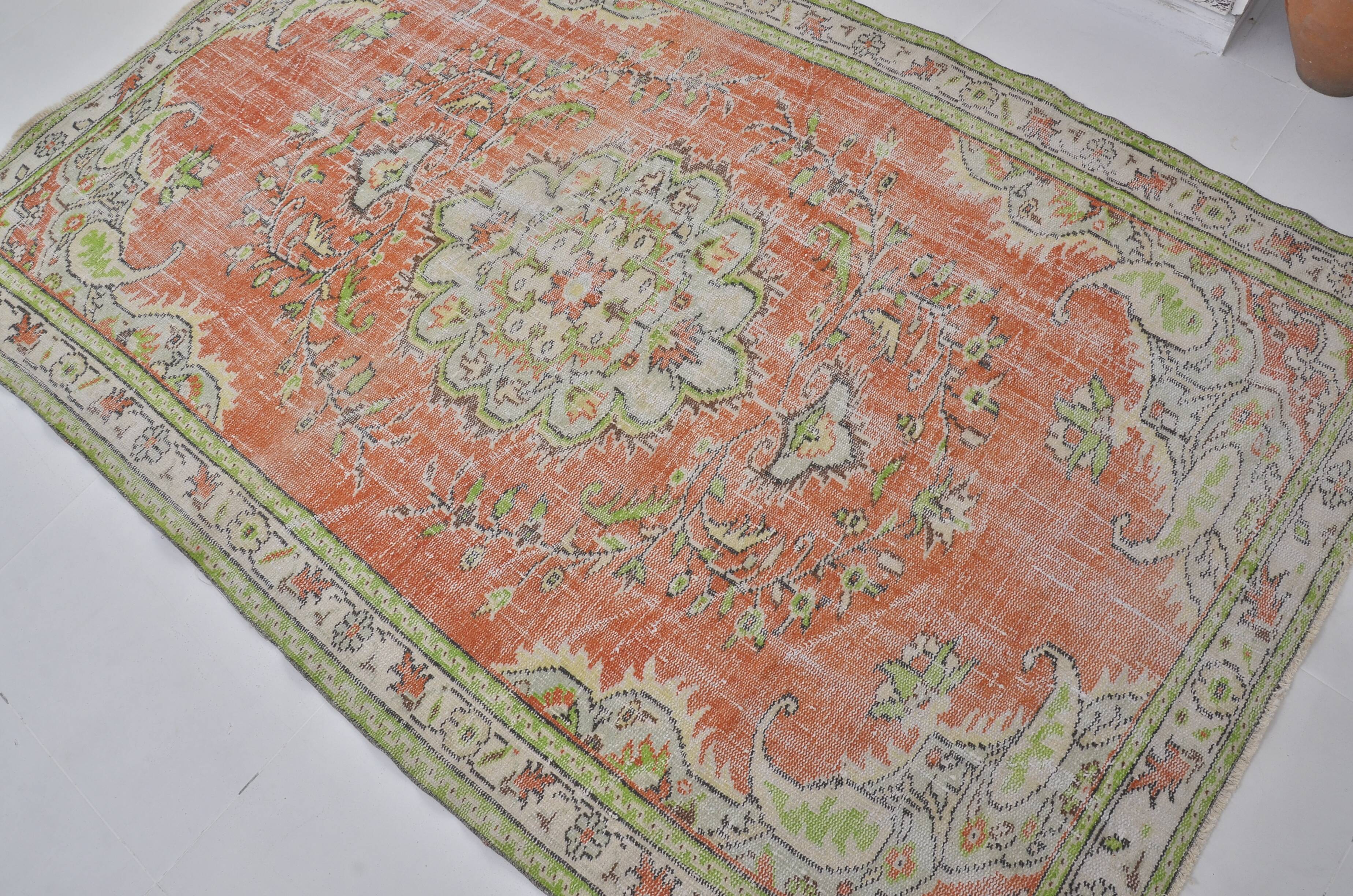 Tapis neutre coloré Oushak sku1315