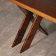 TL58 dining table in walnut by Marco Zanuso for Poggi, Italy 1960s