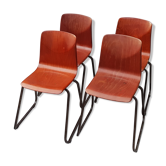 Set of 4 Chairs by Galvanitas