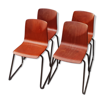 Set of 4 Chairs by Galvanitas