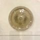 Plat rond en verre gris fumé