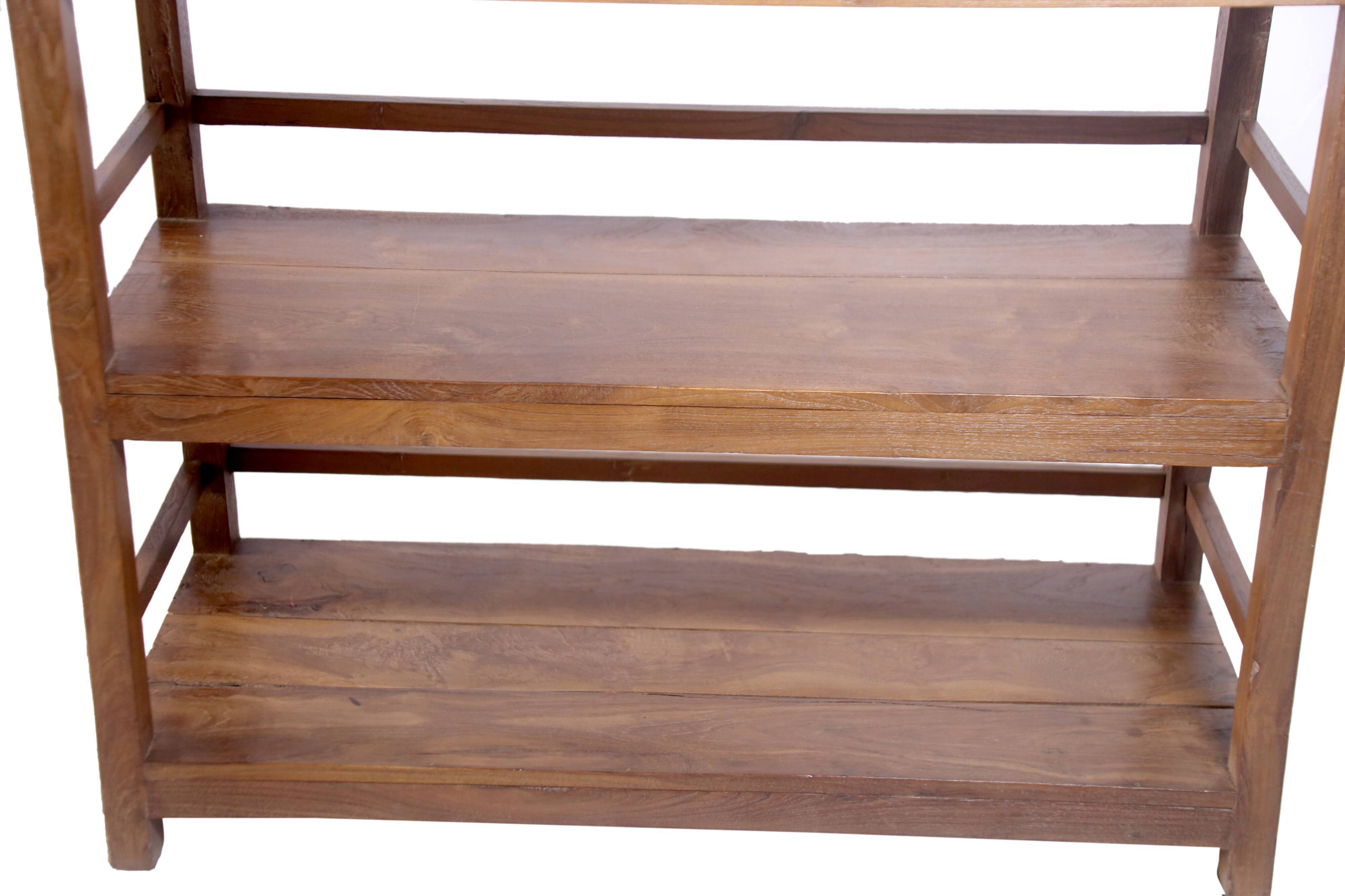Ancient Burmese teak shelf