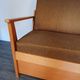 Tamara sofa bed in ash and fabric by F. Aplewicz for Lad, Polish Vintage 1950