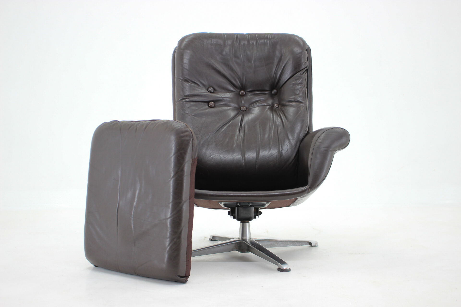 1970's Scandinavian Leather Armchair