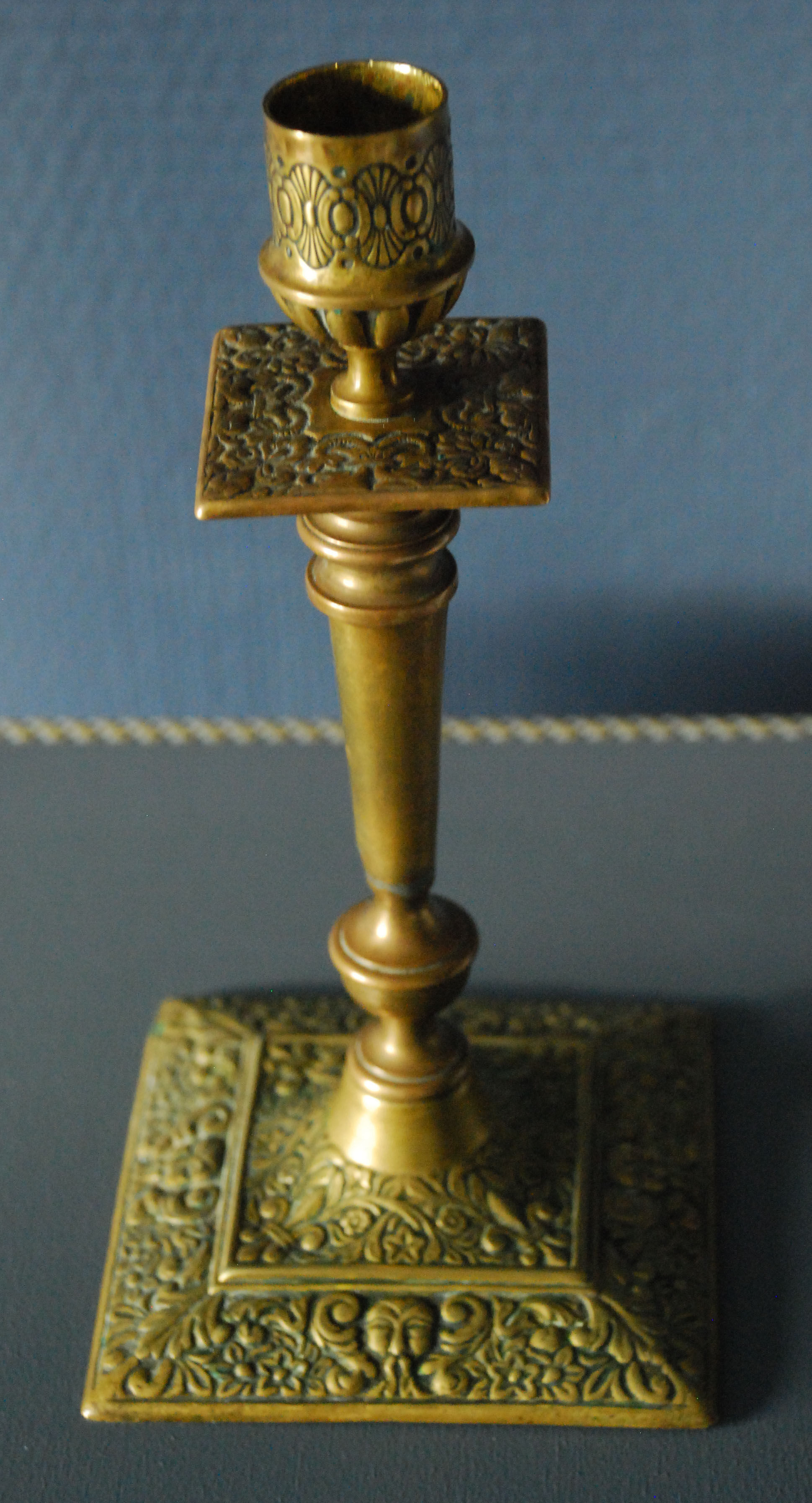 Pair of old candlesticks