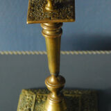 Pair of old candlesticks