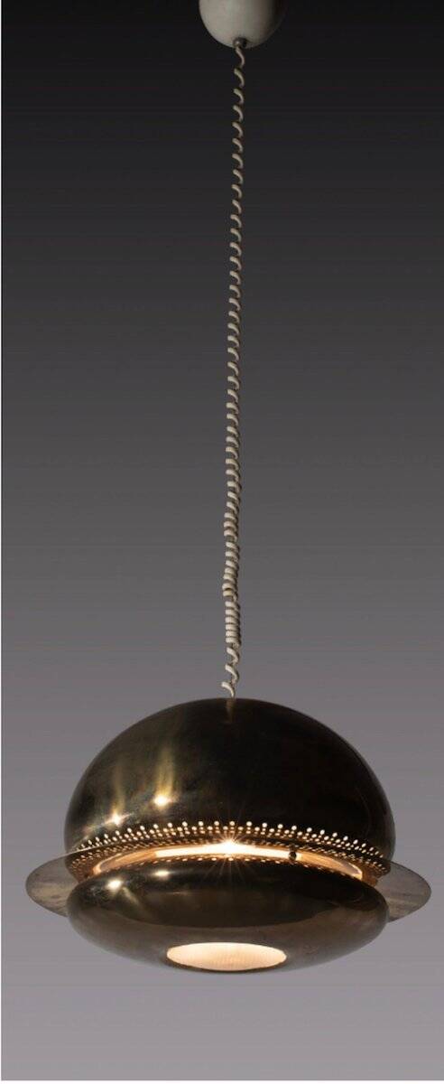 Nictea Pendant attributed to Afra & Tobia Scarpa for Flos, Italy, 1961
