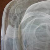 Jade green opaline dish