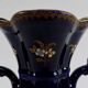 Midnight blue earthenware vase, "fives lille" - early twentieth century