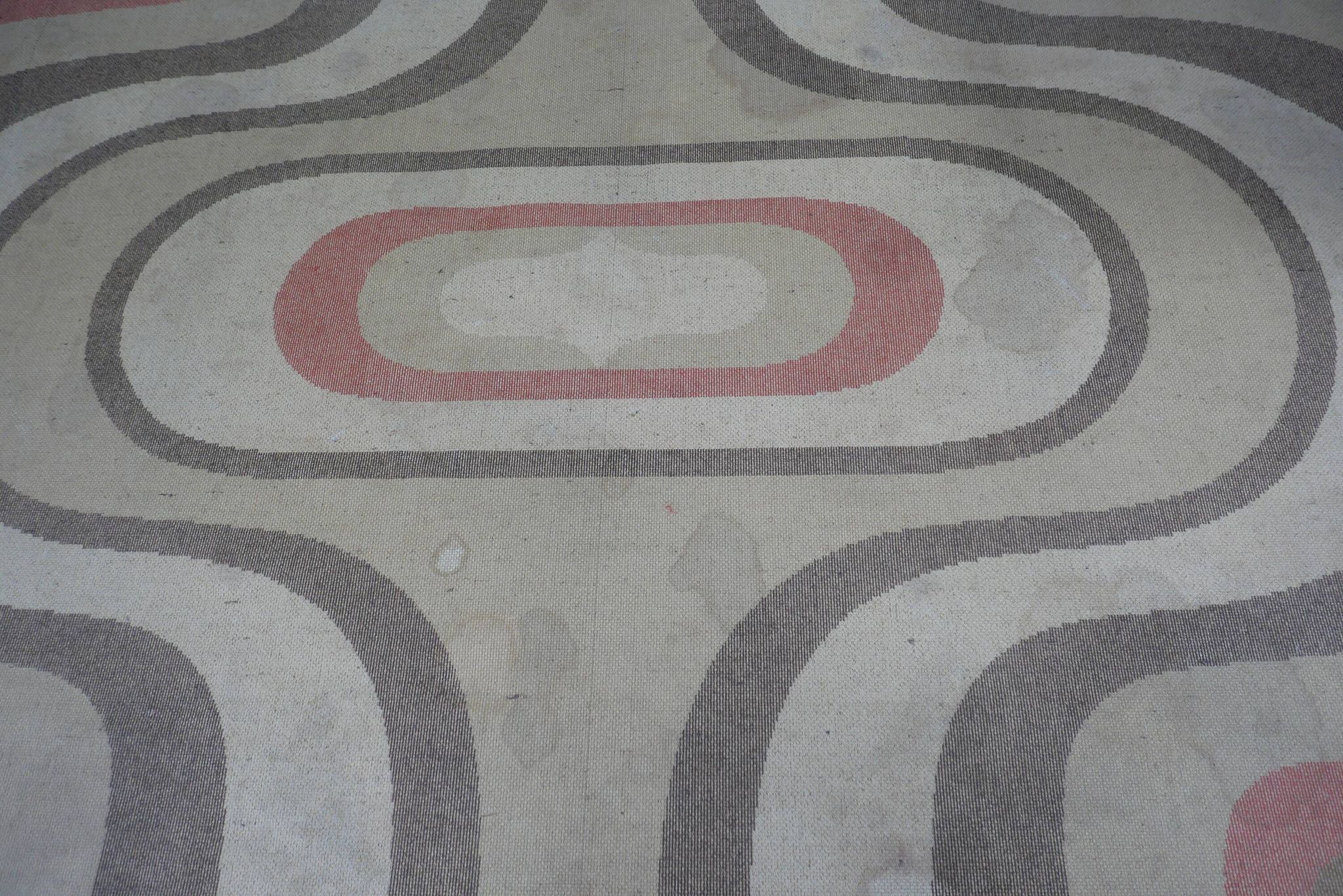 Grand tapis vintage des années 70 1970